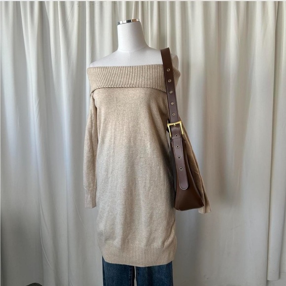Banana Republic Dresses & Skirts - Banana Republic off-the-shoulder sweater dress size small.